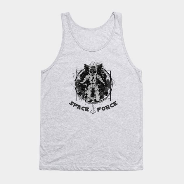 Space force usa Tank Top by Retro Vintage